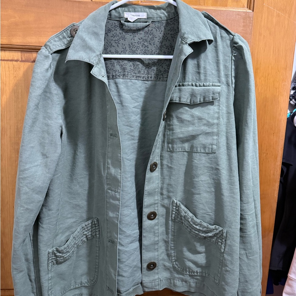 Maurices Olive Utility Jacket with Pockets